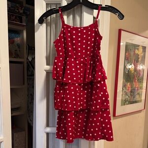 Red Polka Dot Kids Dress